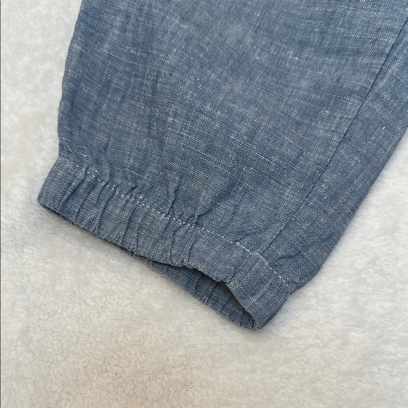 Athleta Blue Track Pants Relaxed Fit Joggers With Pockets - Picture 4 of 16